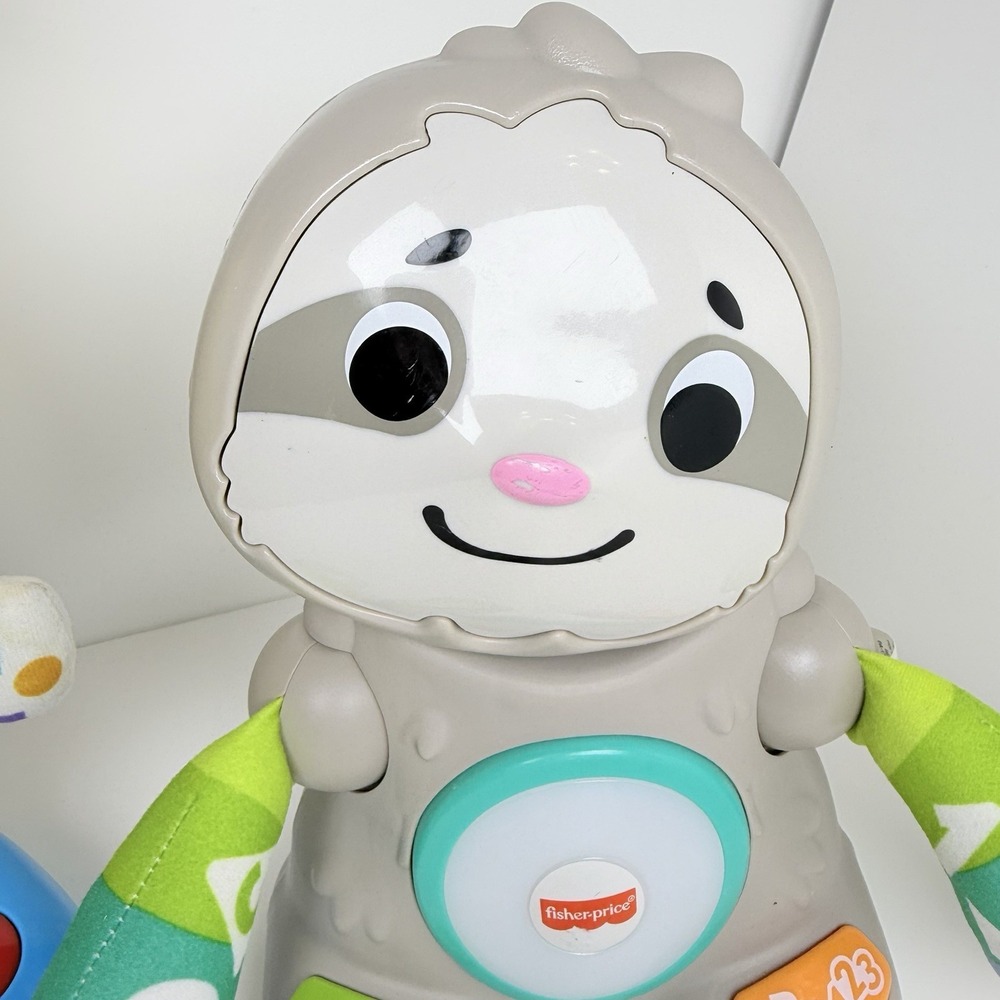 Fisher Price Linkimals Smooth Moves Sloth & Bright Beats Dance Robot Toy Lot - Picture 2 of 7